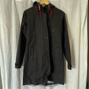 Topo Raincoat Tech Trench 3L, Black, Small
